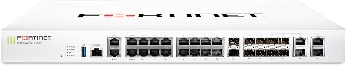 61Ai5sTD6SL._AC_SX679_ Fortinet FortiGate 100F | 20 Gbps Firewall Throughput | 1 Gbps Threat Protection - Image 1