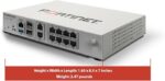 Fortinet FortiGate - 90G Next Generation Firewall (NGFW) | 8X GE RJ45, 2X 10GE RJ45/SFP+ Ports (Appliance Only, No Subscription) (FG-90G) - Image 3