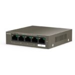 Tenda 5-port Metal Fast Ethernet Switch with 4 PoE Ports - Image 3
